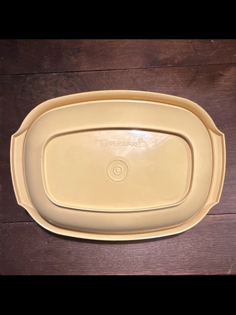 Vintage Tupperware Microwave Steamer Set Beige/White Plastic w/ Lid